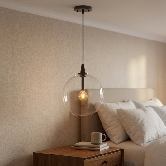 Glass Globe Mobile Pendant