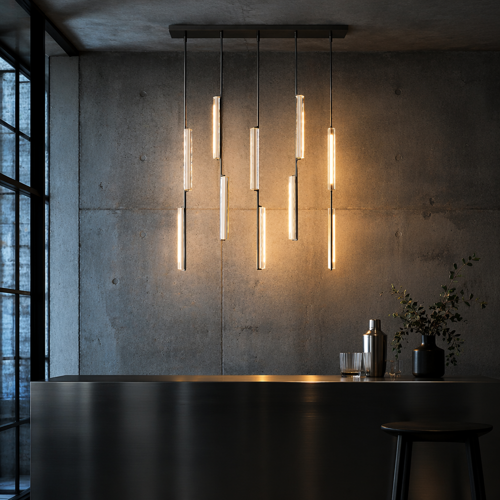 Crystal Linear Chandelier