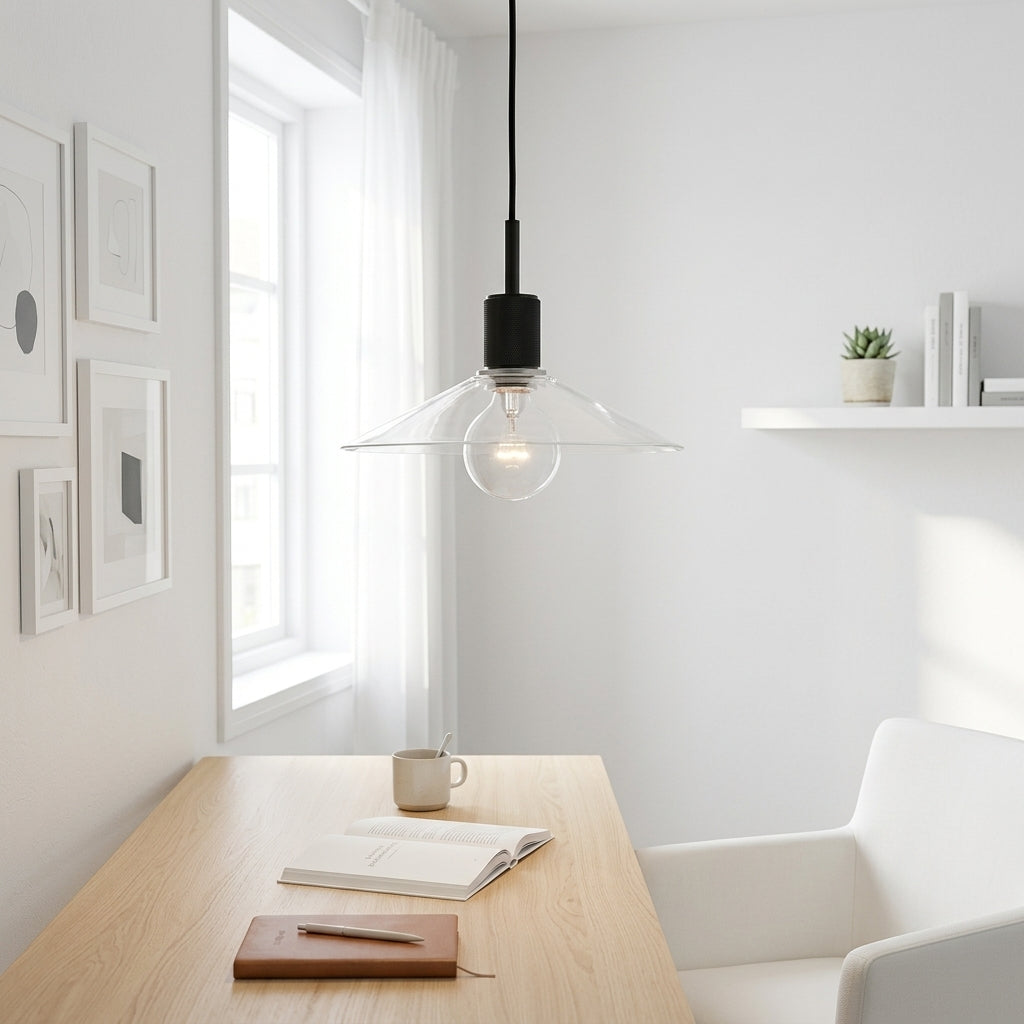 Utilitaire Glass Slope Shade Pendant