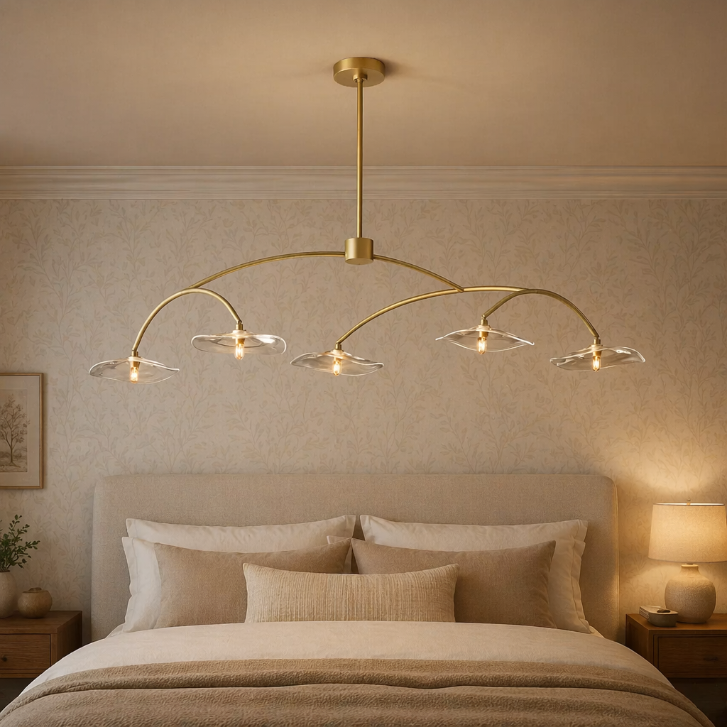 Lily Clear Glass Linear Chandelier