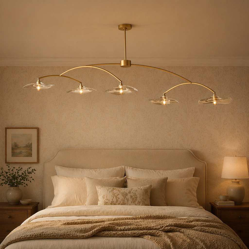 Lily Clear Glass Linear Chandelier