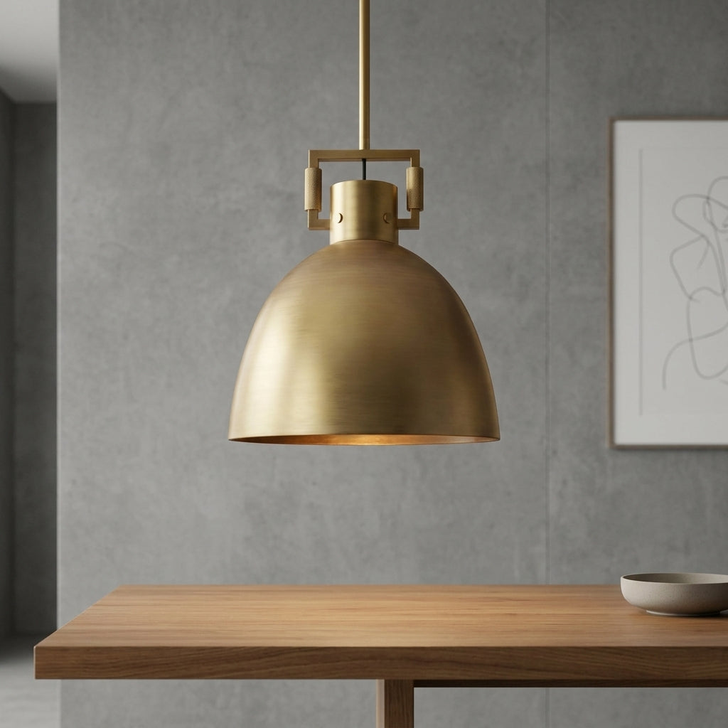 MACHINIST METAL CLOCHE PENDANT