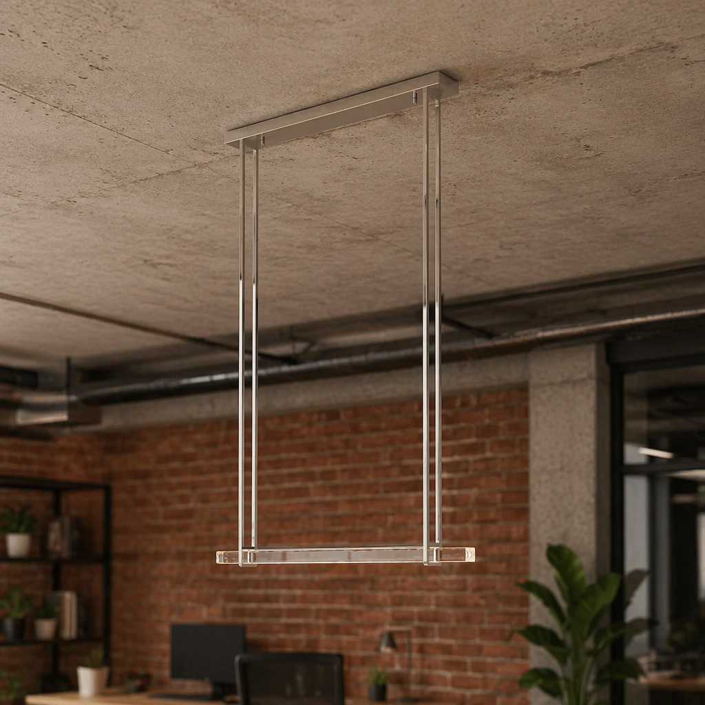Crystal Single Bar Linear Chandelier