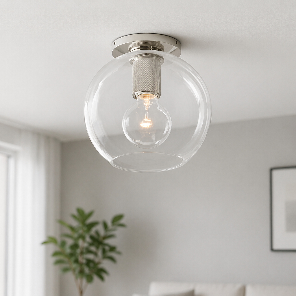 Globe Shade Flushmount