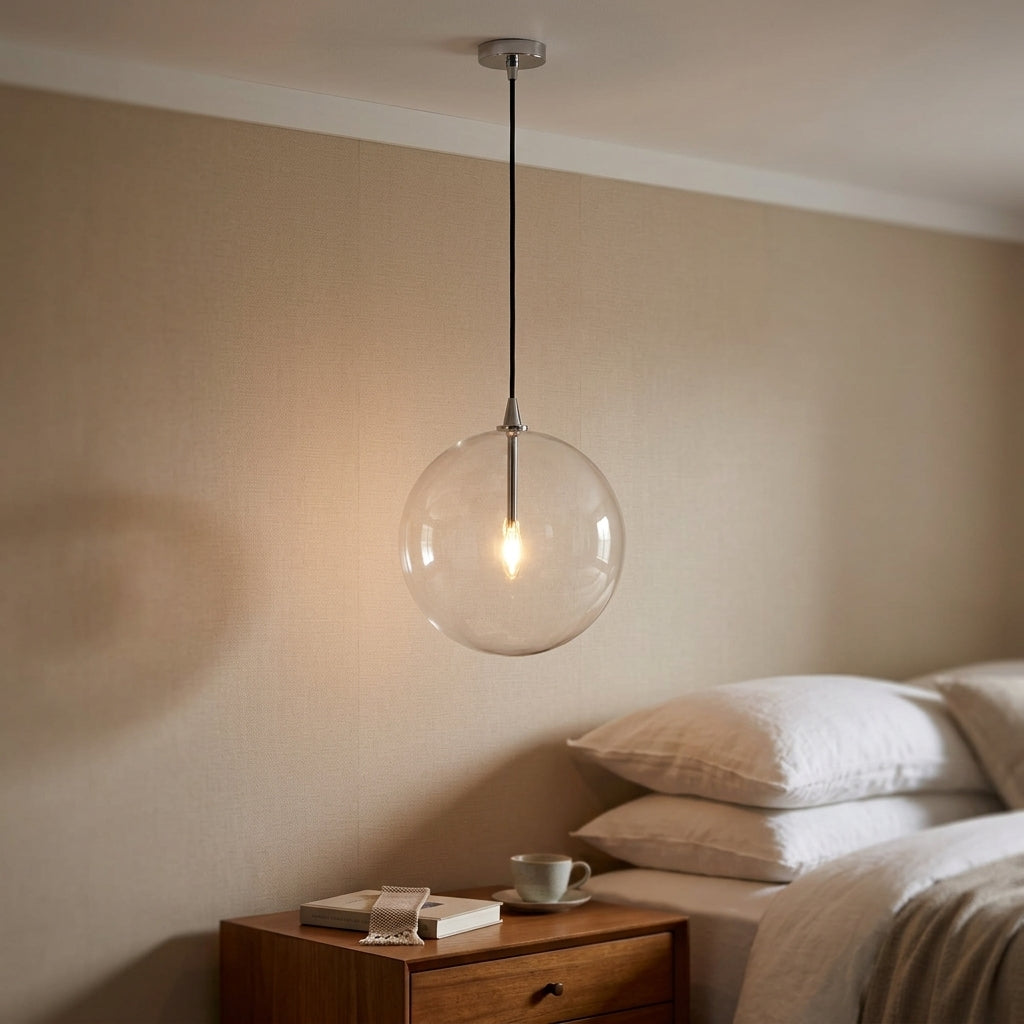 Glass Globe Mobile Pendant