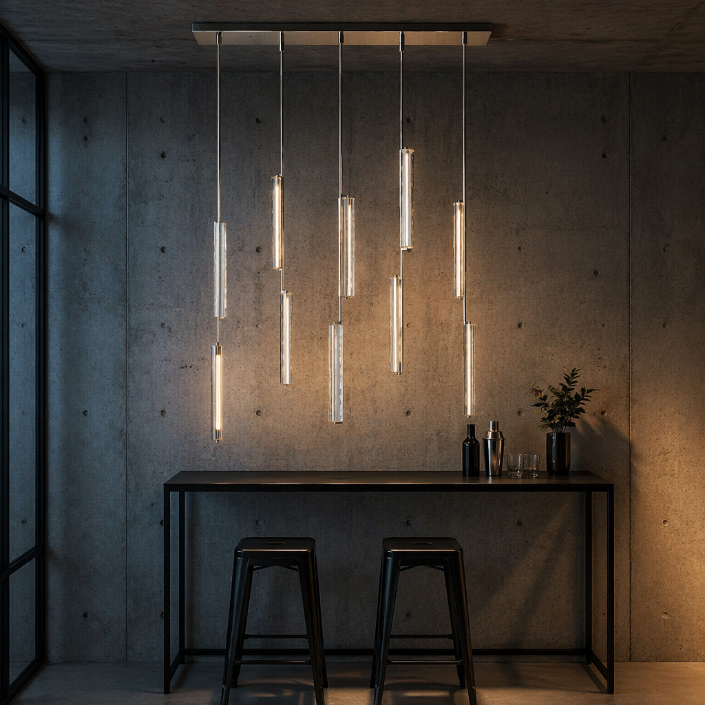 Crystal Linear Chandelier